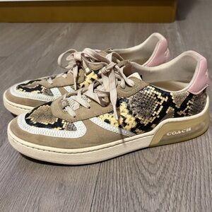 COACH Citysole Court Sneaker In Snakeskin 
 Women’s US 10